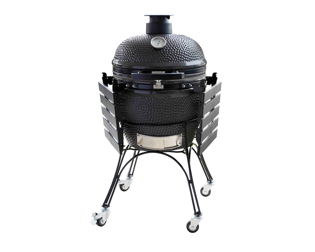 Firehawk Kamado Ceramic Charcoal Grill BBQ 40cm 16 Grey